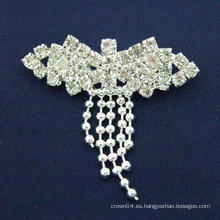 Broche simple rhinestone de moda